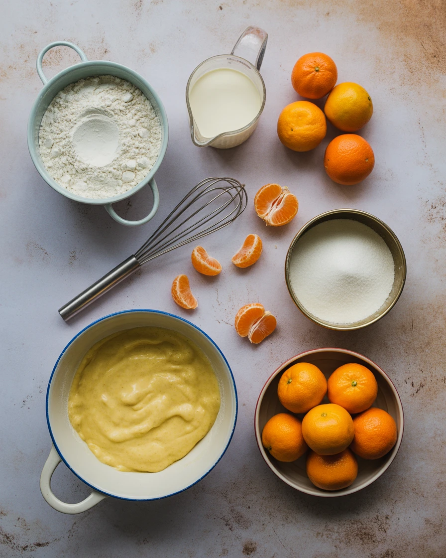 Mandarinen Schmand Kuchen, einfach und super lecker !
