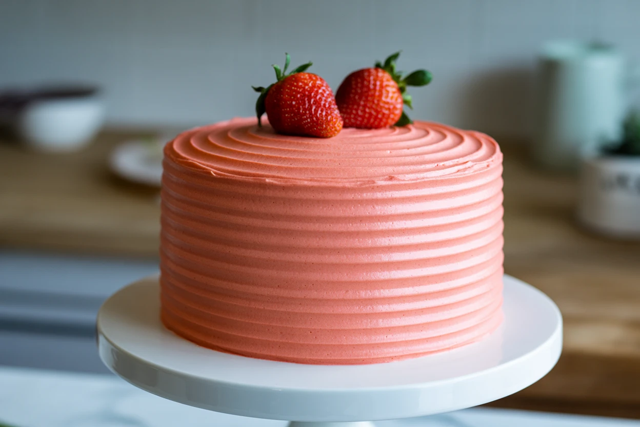 The Best Strawberry Cake Ever