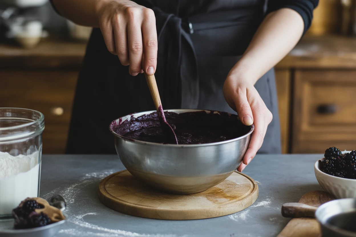 Blackberry Velvet Gothic Cake