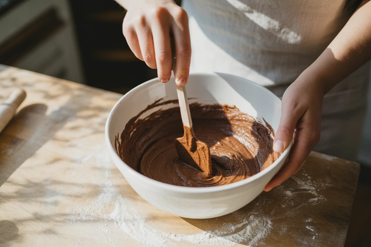 Gooey Coffee Caramel Cake