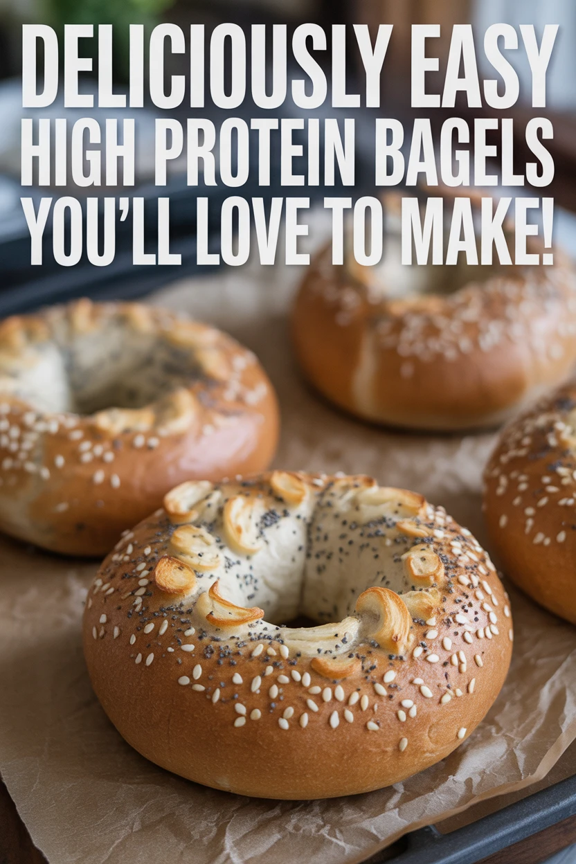 high protein bagels