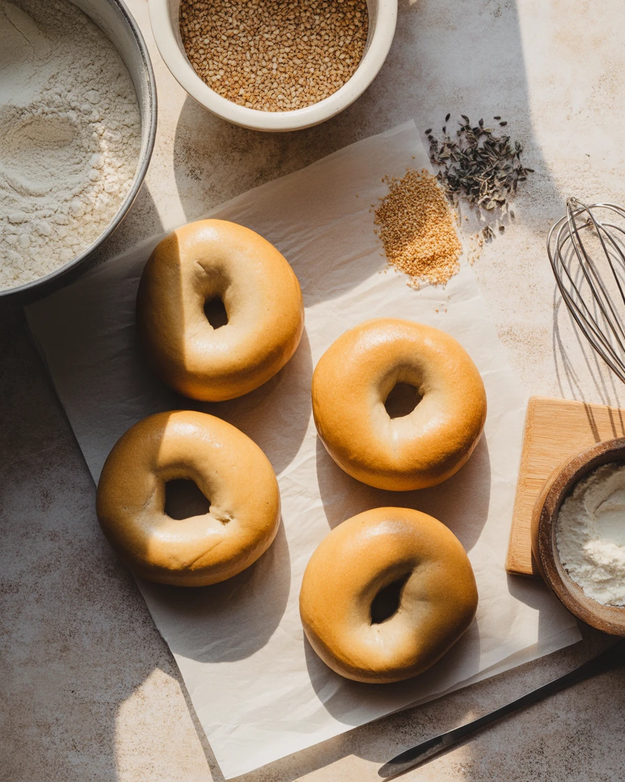 high protein bagels