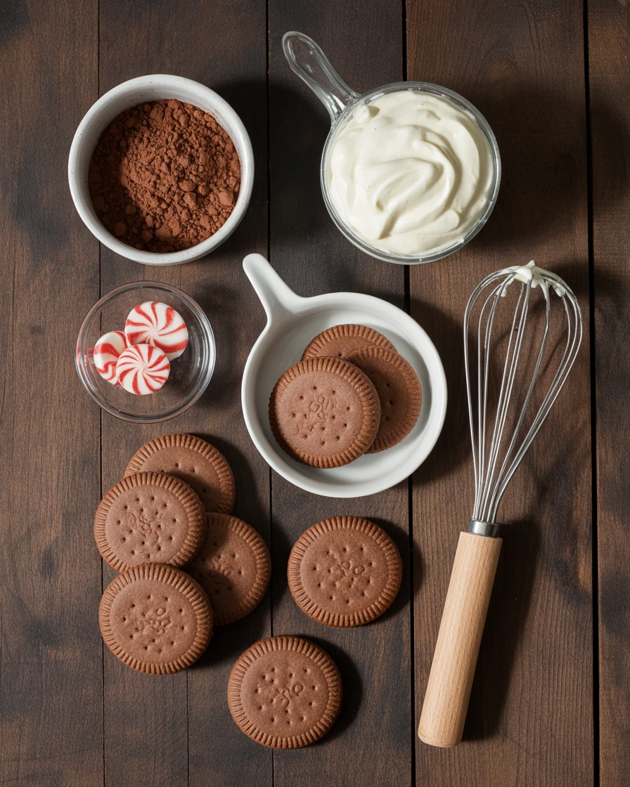 3 ingredient peppermint cloud cookies