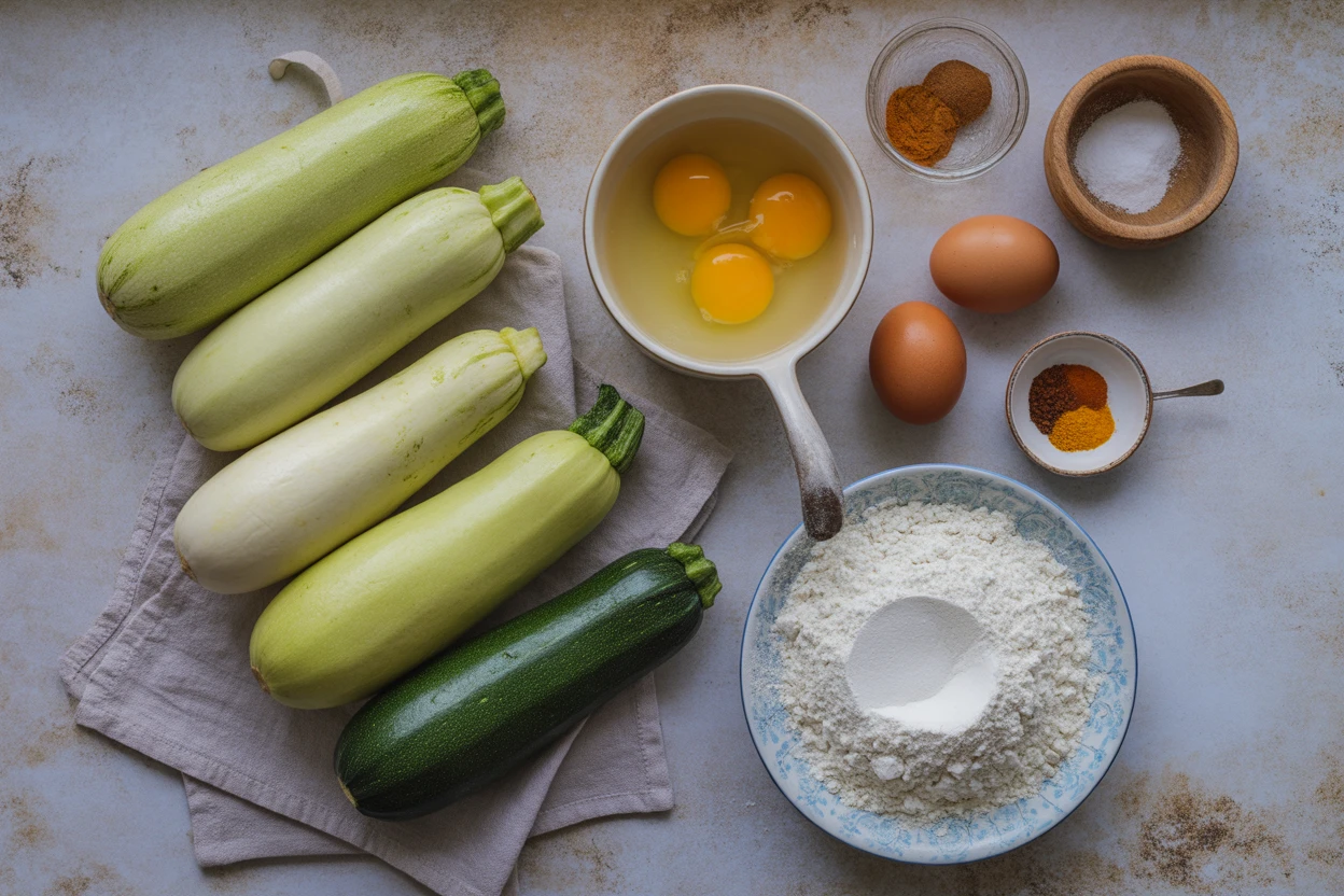 Pastel de calabacín en freidora de aire