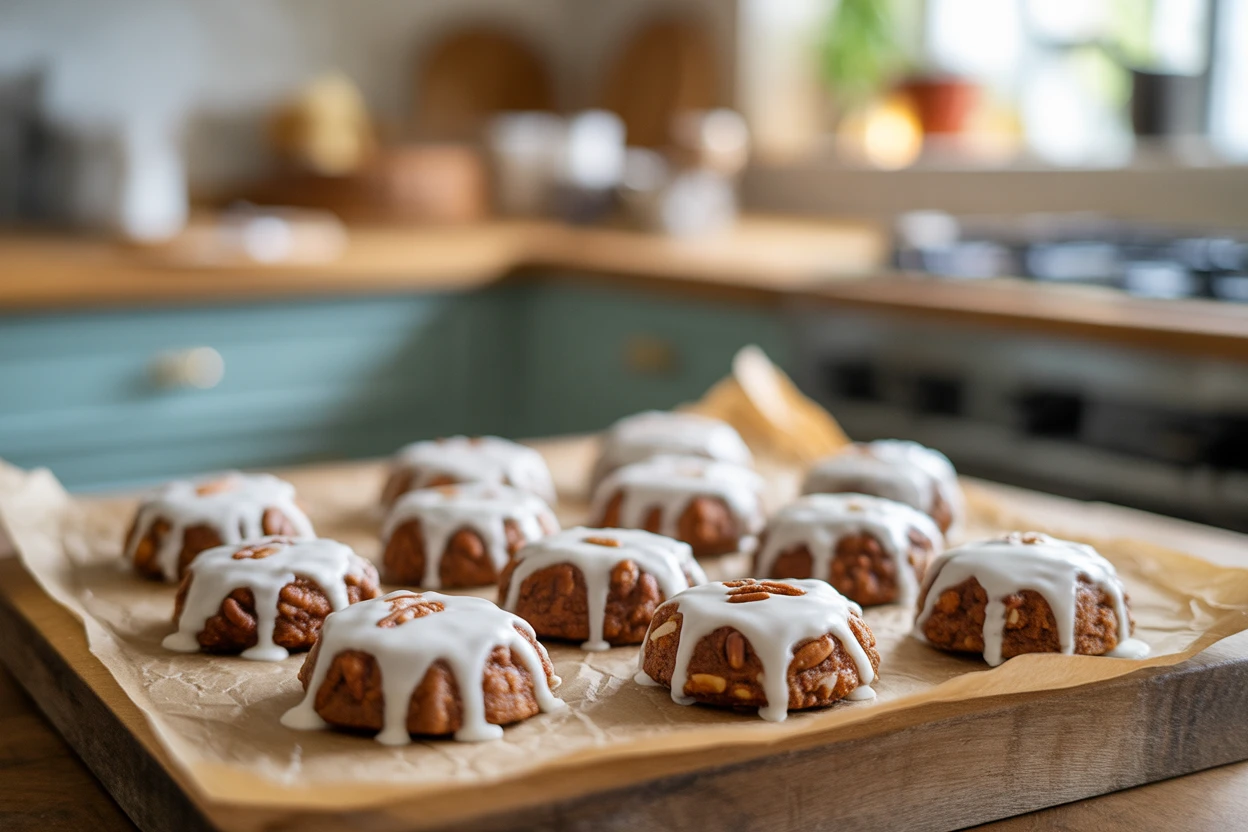 No Bake Pecan Coconut Praline Cookies