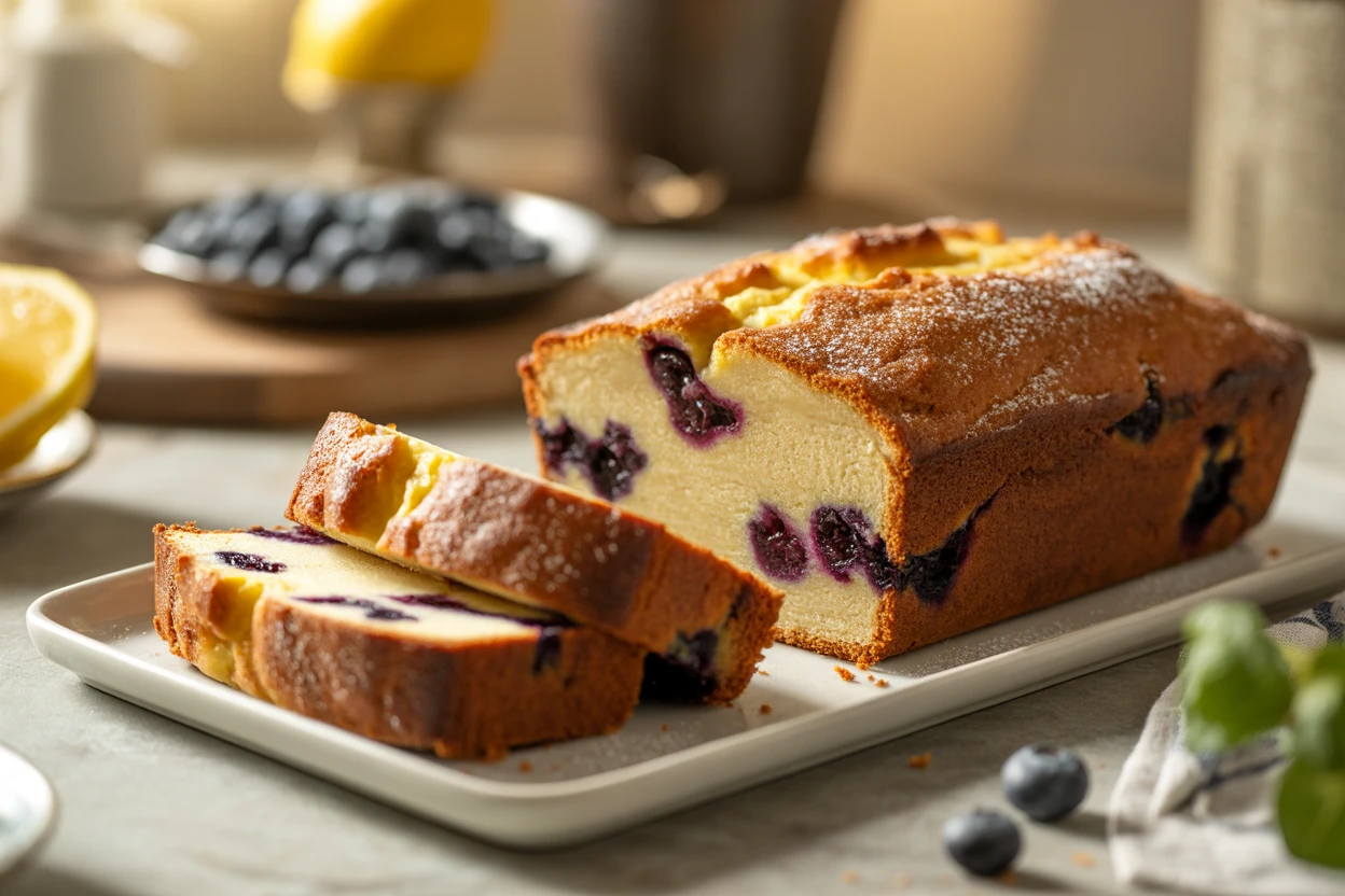 Lemon Blueberry Yogurt Loaf