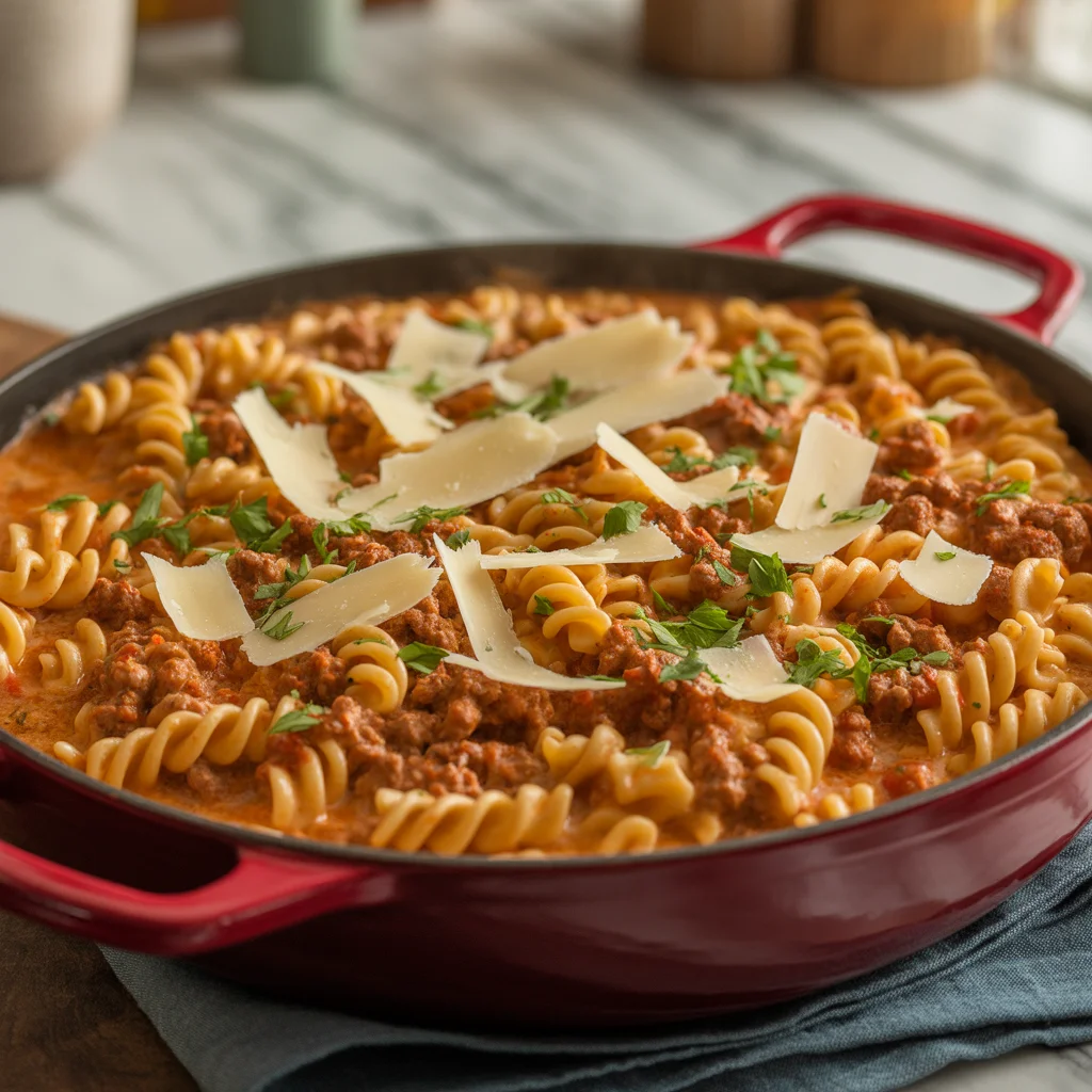 Beef and Olive Pasta