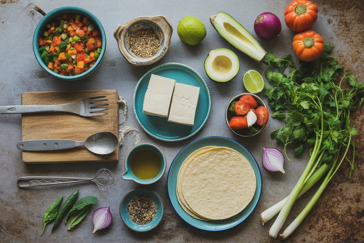 vegan tofu tacos