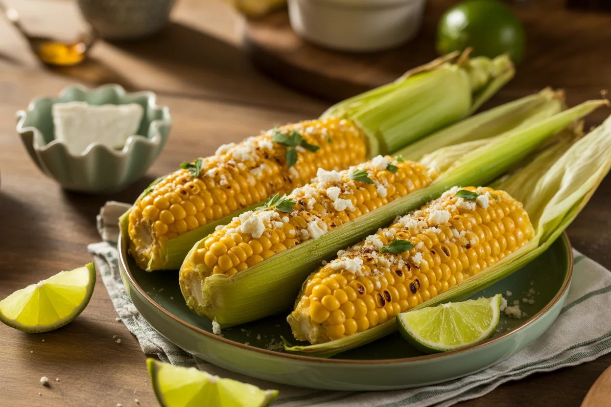 Air Fryer Corn on the Cob (Crispy, Flavorful & Easy Recipe