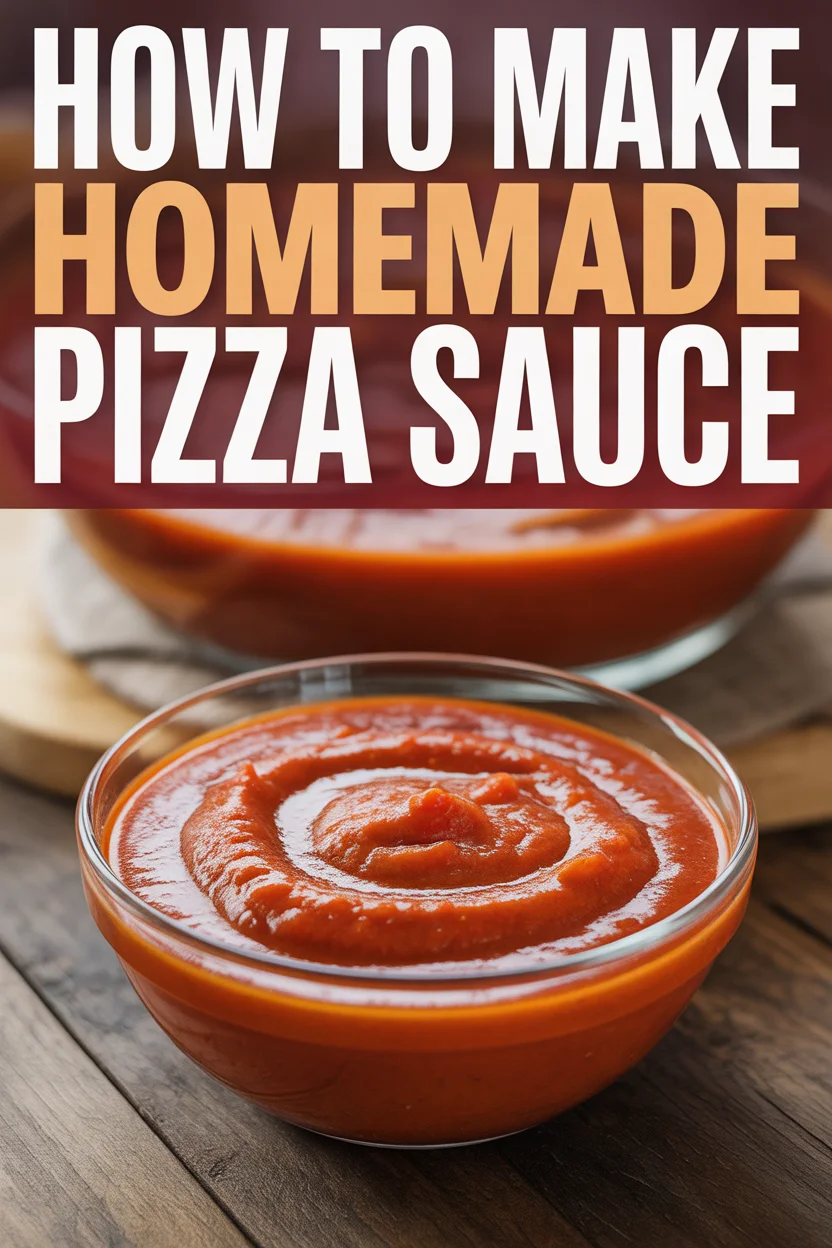 homemade pizza sauce
