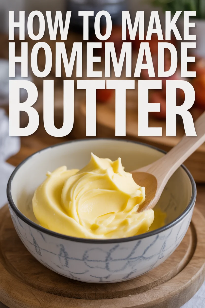 How to Make Homemade Butter