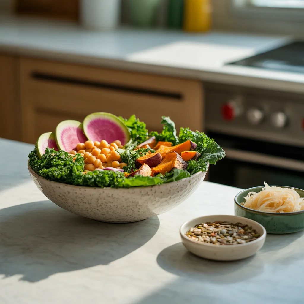 Chickpea Grain Bowls & Zesty Tahini Dressing Bliss
