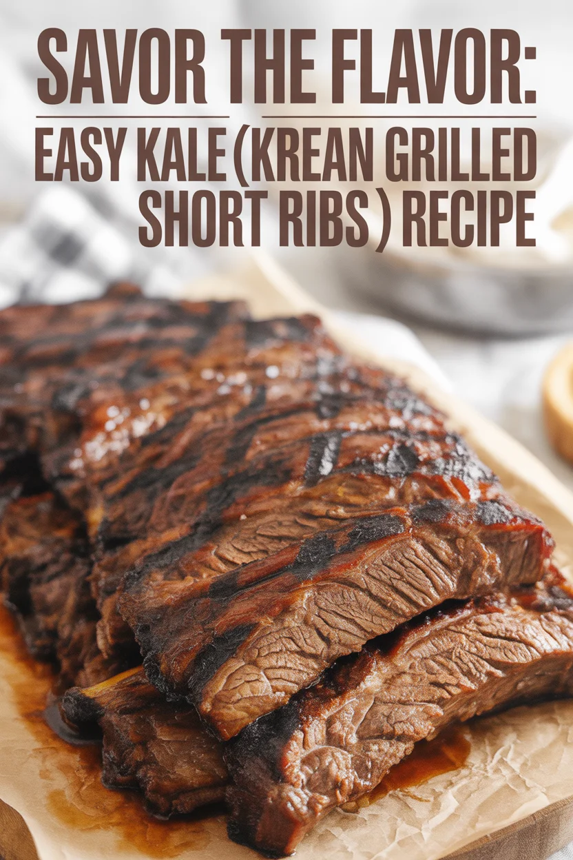 Kalbi (Korean Grilled Flanken-Style Short Ribs)