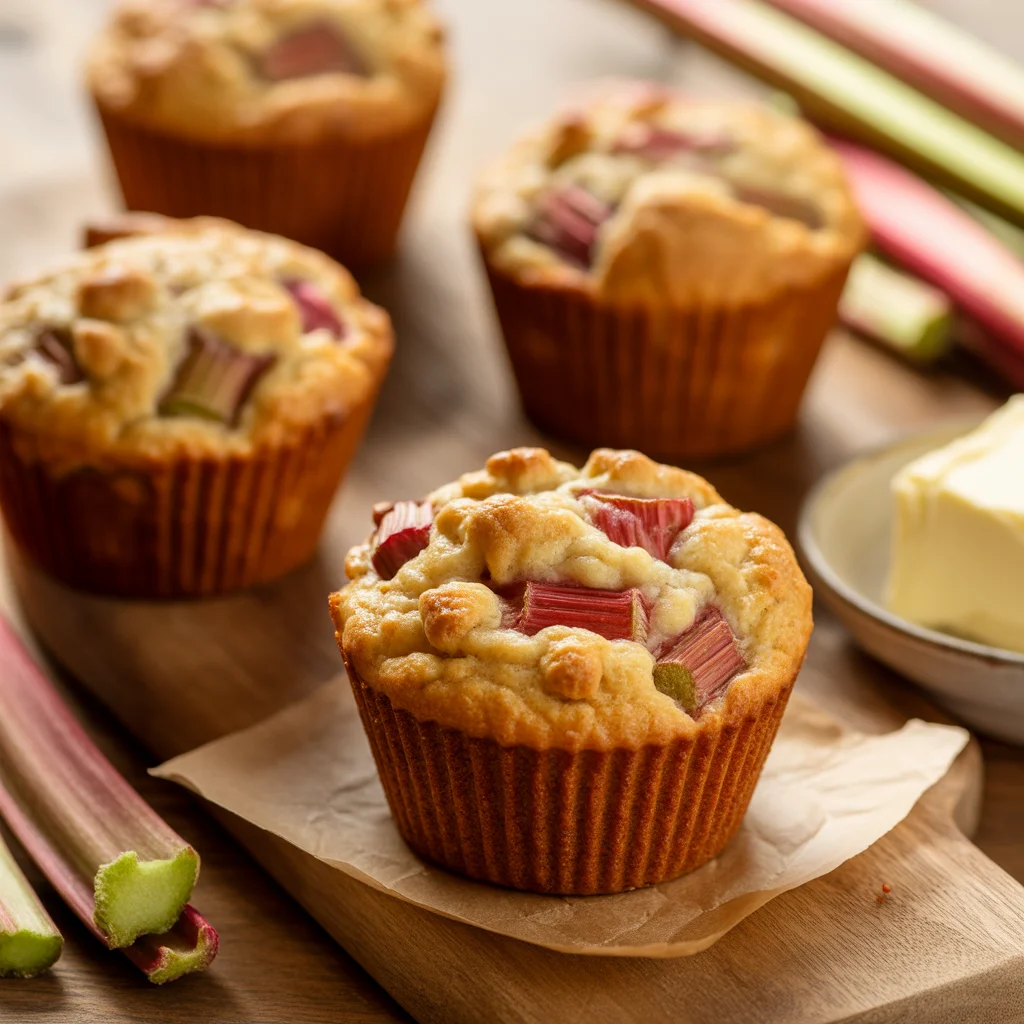 Rhubarb Muffins