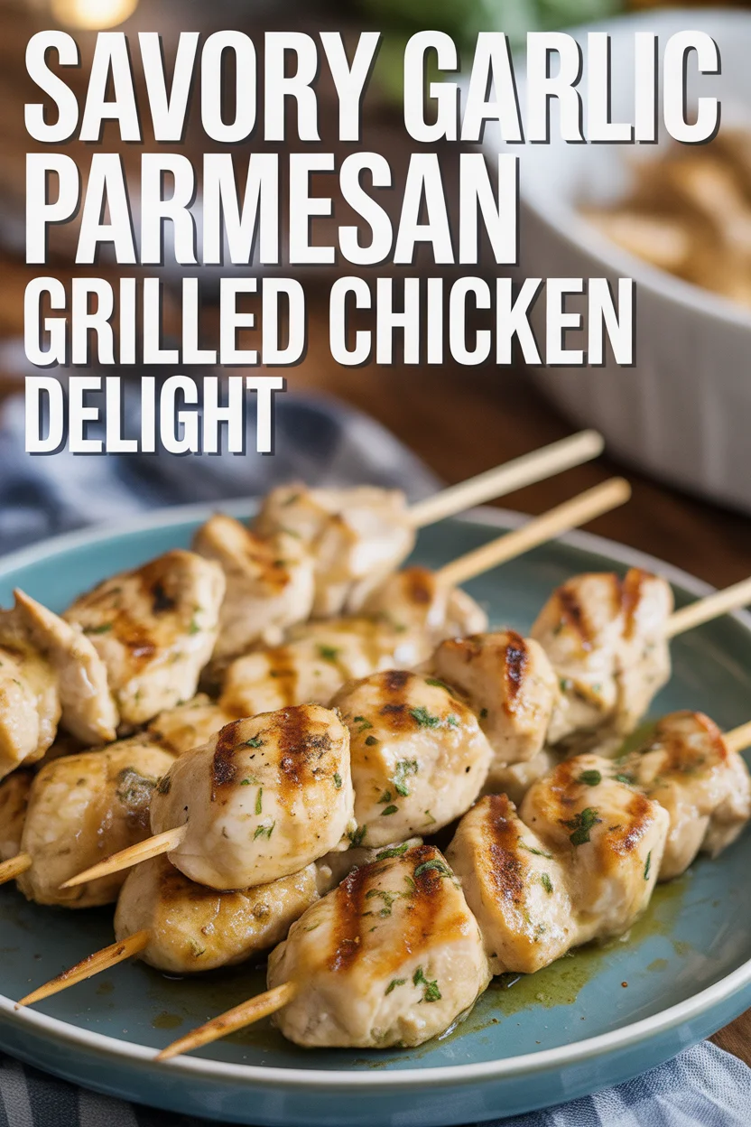 Savory Garlic Parmesan Grilled Chicken Delight