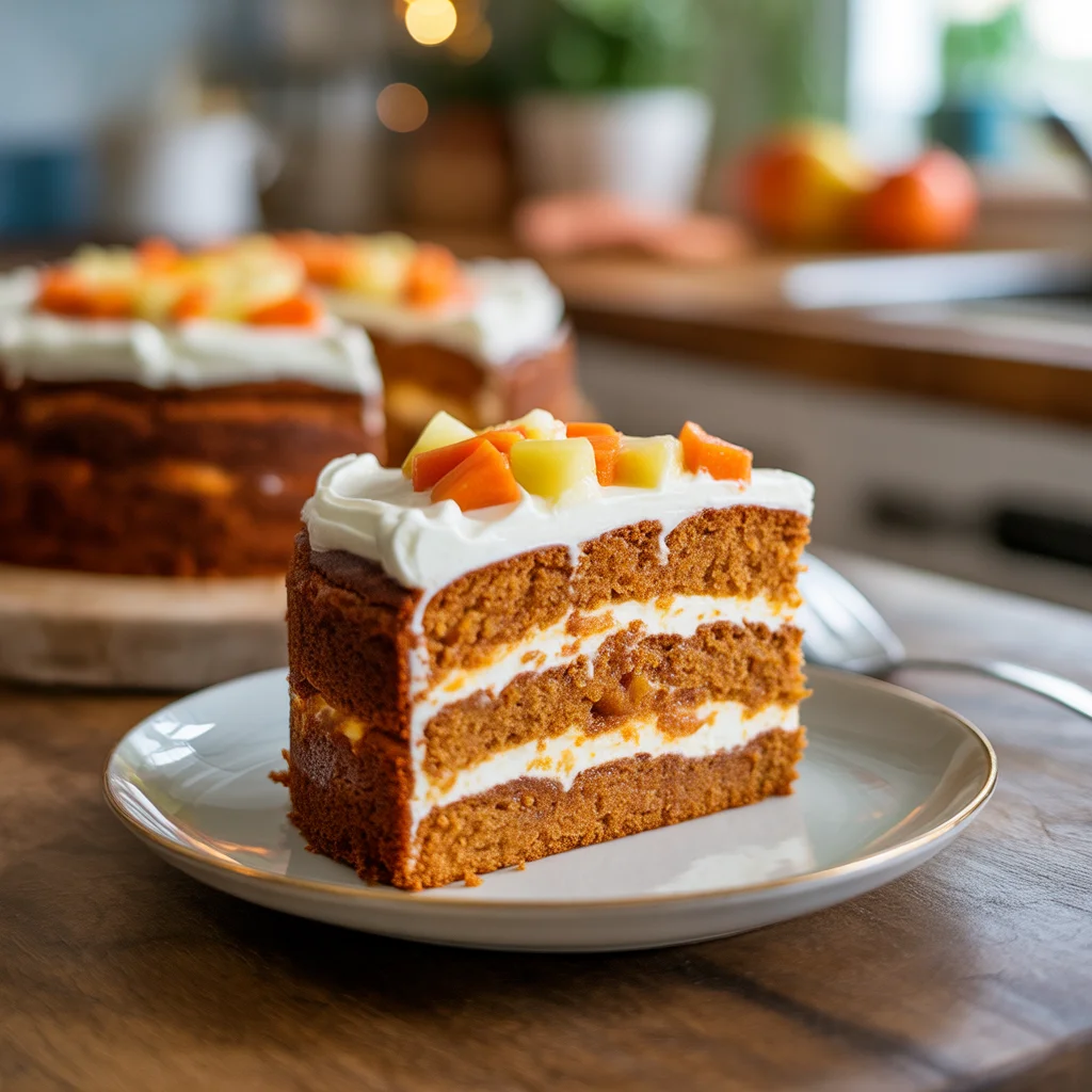 Tropical Bliss: Hawaiian Carrot Pineapple Cake Recipe