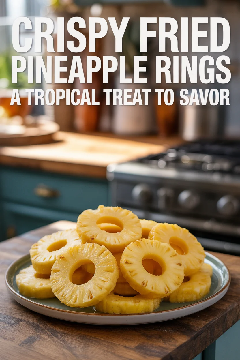 Fried Pineapple Rings: Tropical Crispy Delight