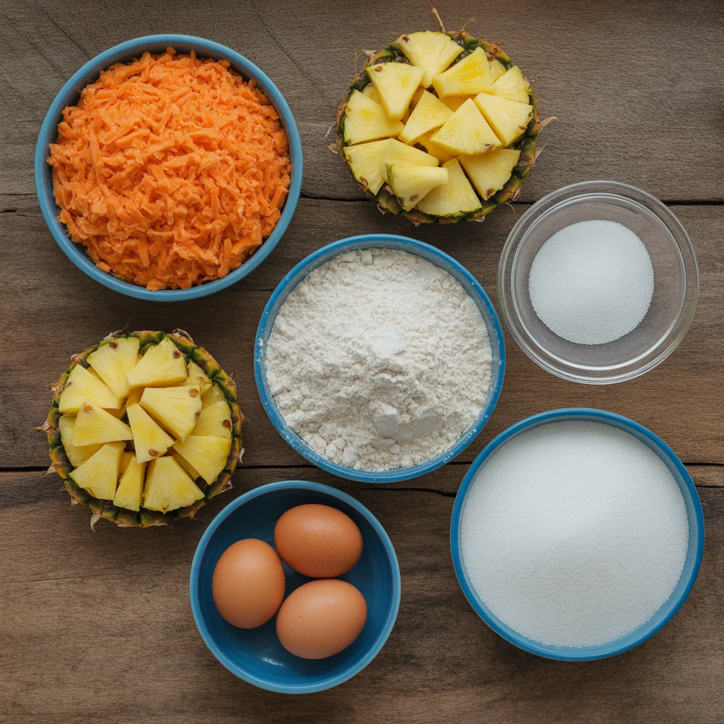 Hawaiian Carrot Pineapple Cake