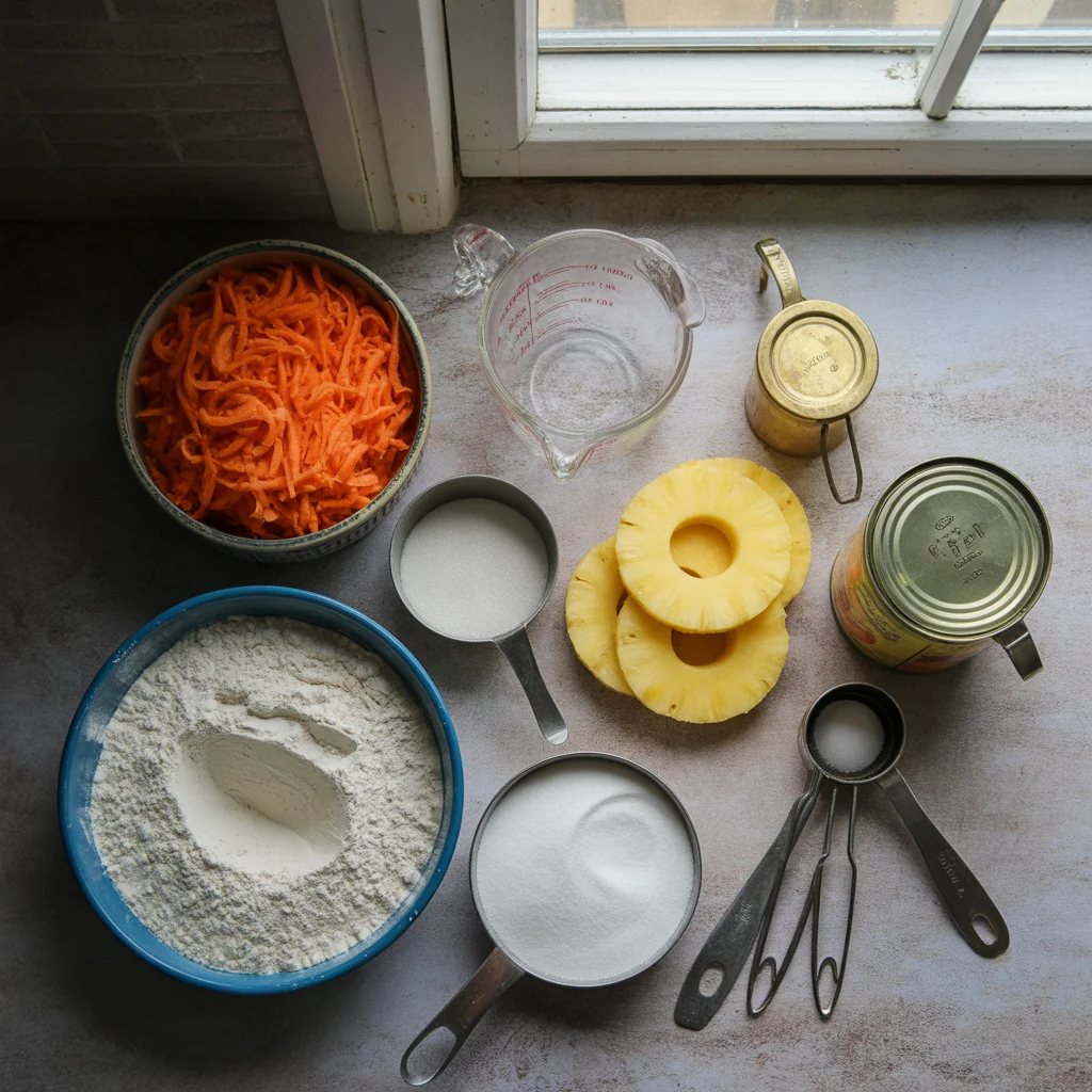 Hawaiian Carrot Pineapple Cake