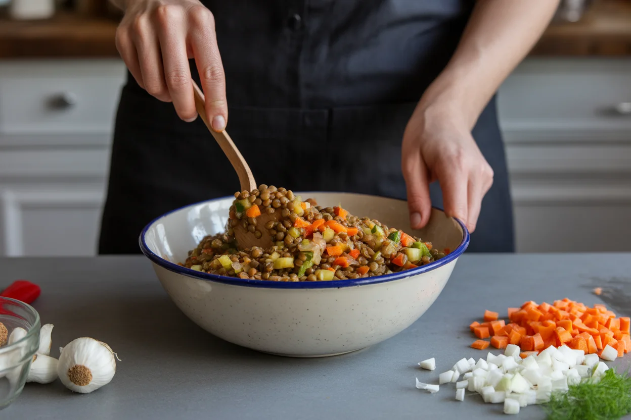 Ensalada de lentejas