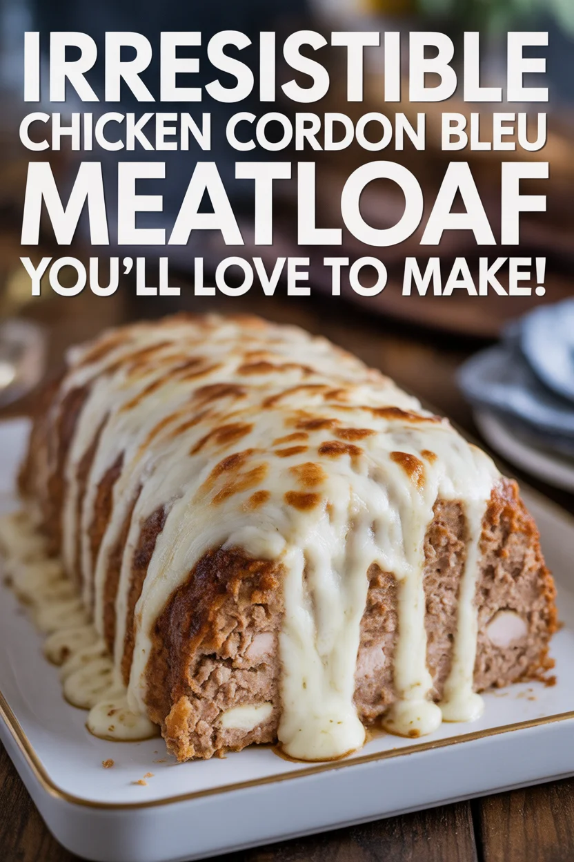 Chicken Cordon Bleu Meatloaf