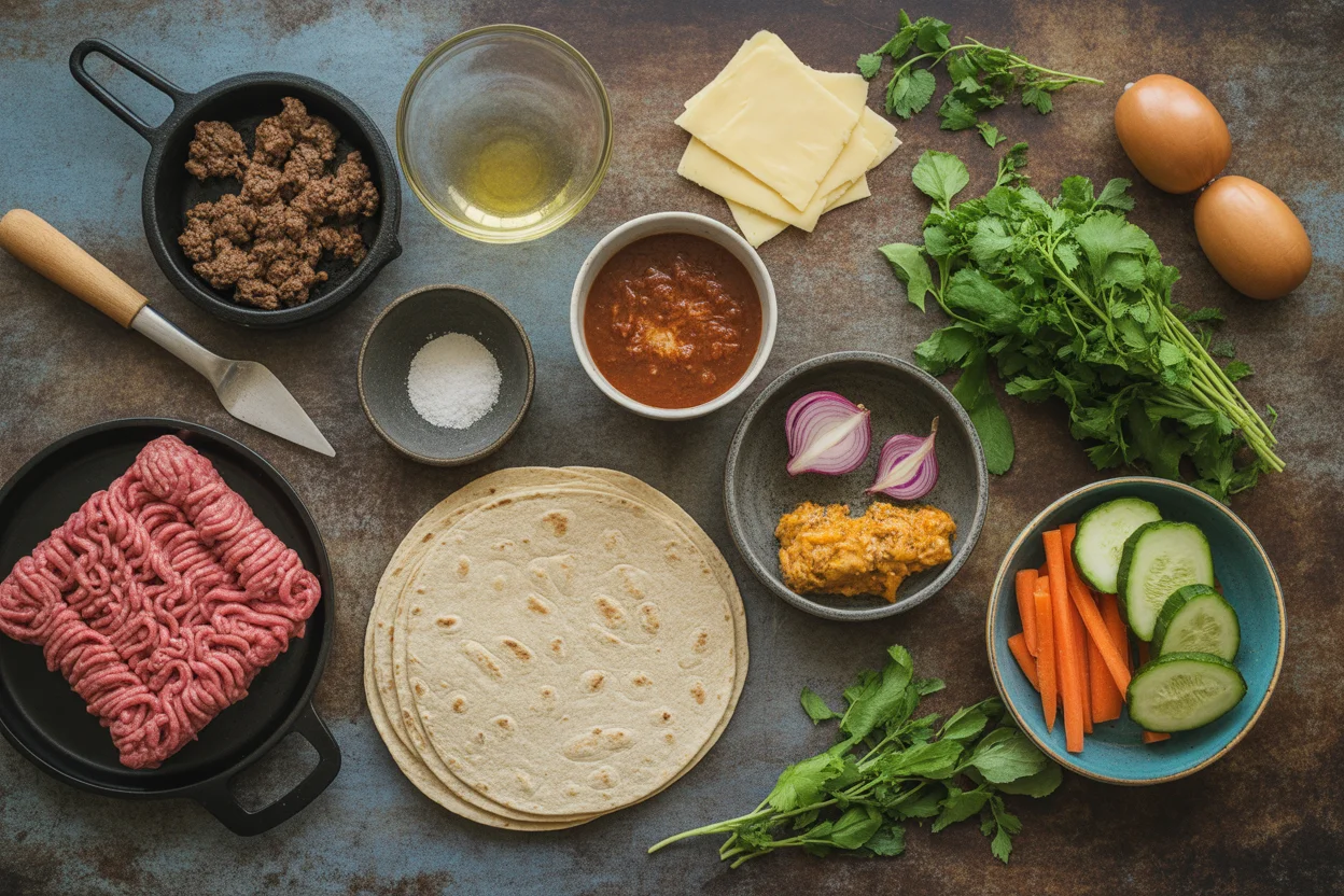 Mouthwatering Philly Cheesesteak Smash Burger Tacos You’ll Love!