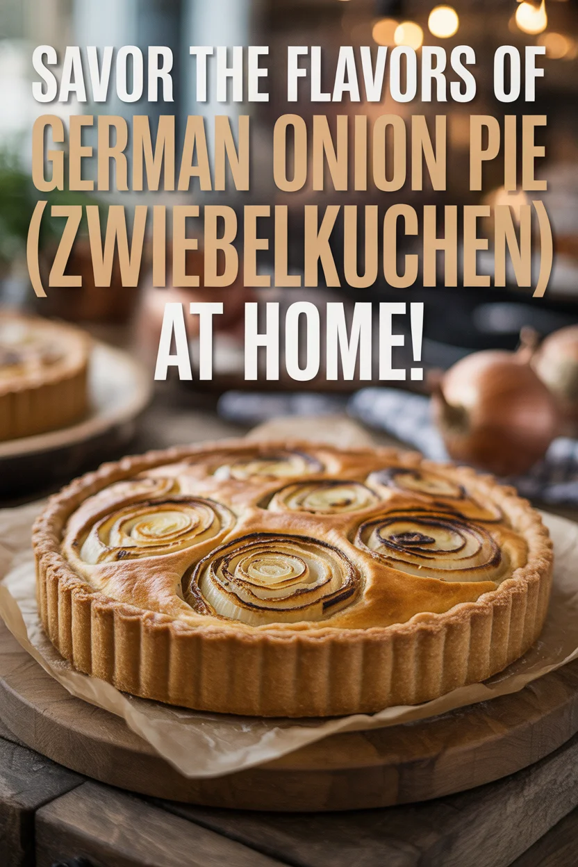 Savor the Flavors of German Onion Pie (Zwiebelkuchen) at Home!