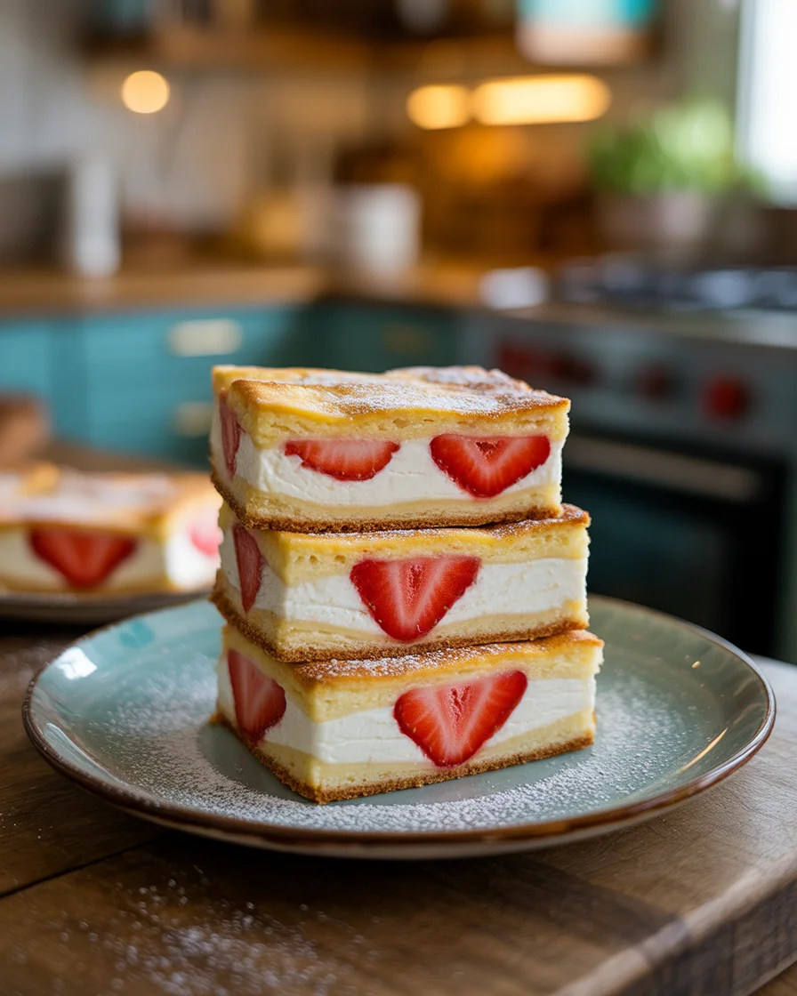 Fried Strawberry Cheesecake Sandwiches