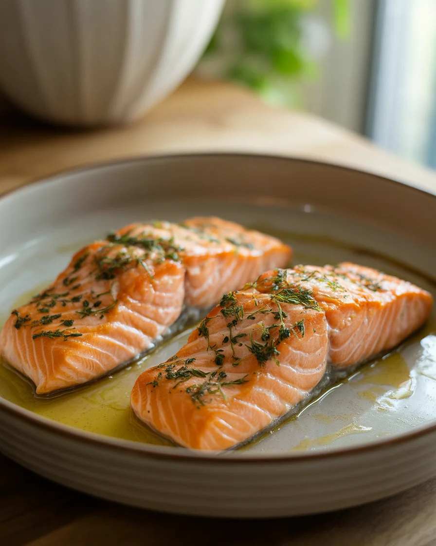 rab & Shrimp Stuffed Salmon