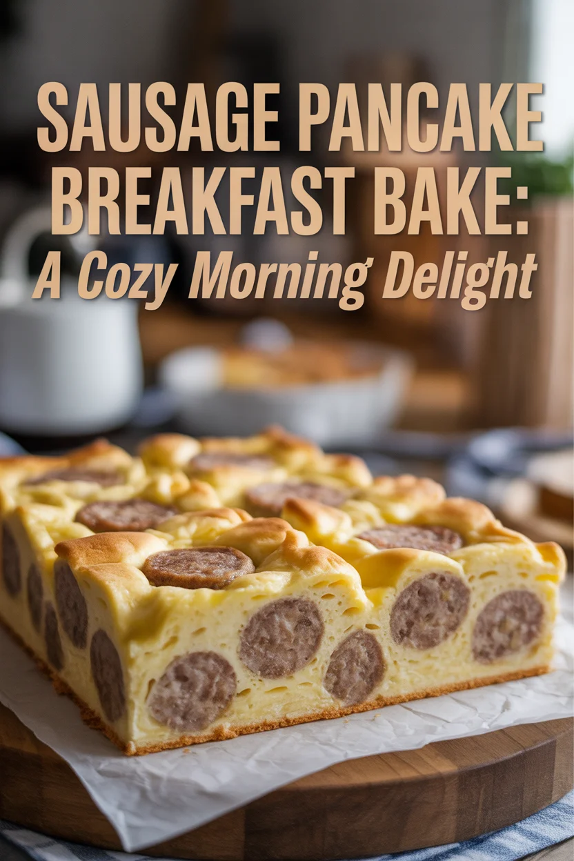 Pancake Sausage Breakfast Bake