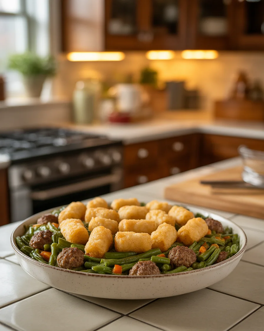 Hamburger Green Bean Casserole