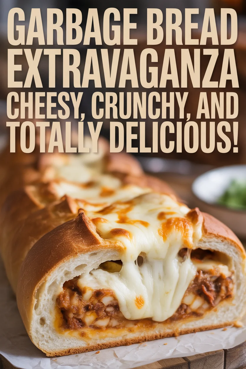 Garbage Bread Extravaganza – Cheesy, Crunchy, and Totally Delicious!