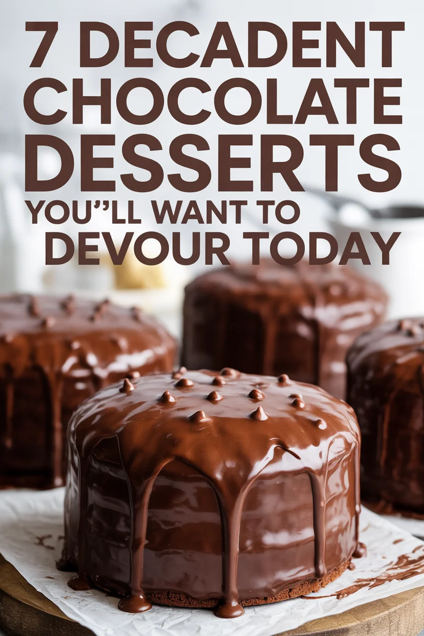 7 Decadent Chocolate Desserts You’ll Want to Devour Today