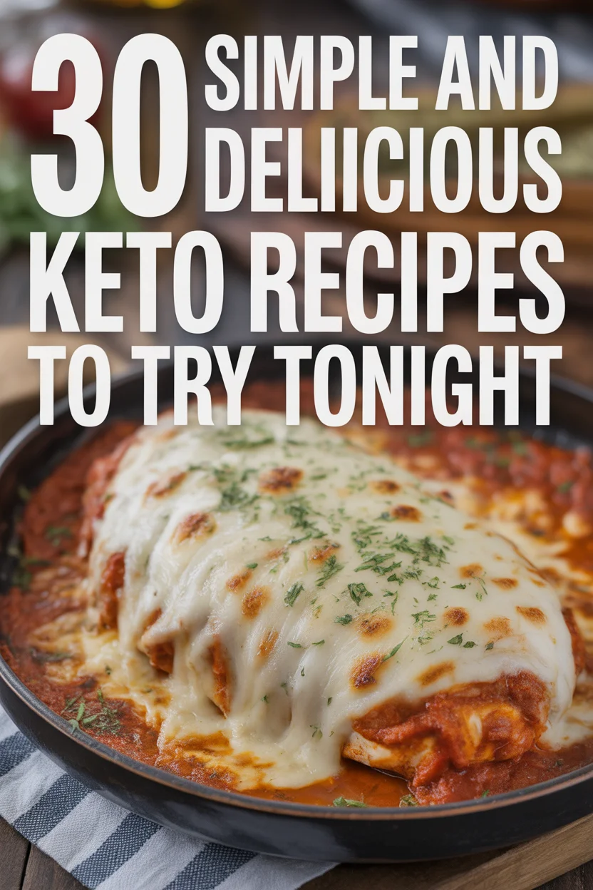 30 Simple and Delicious Keto Recipes to Try Tonight