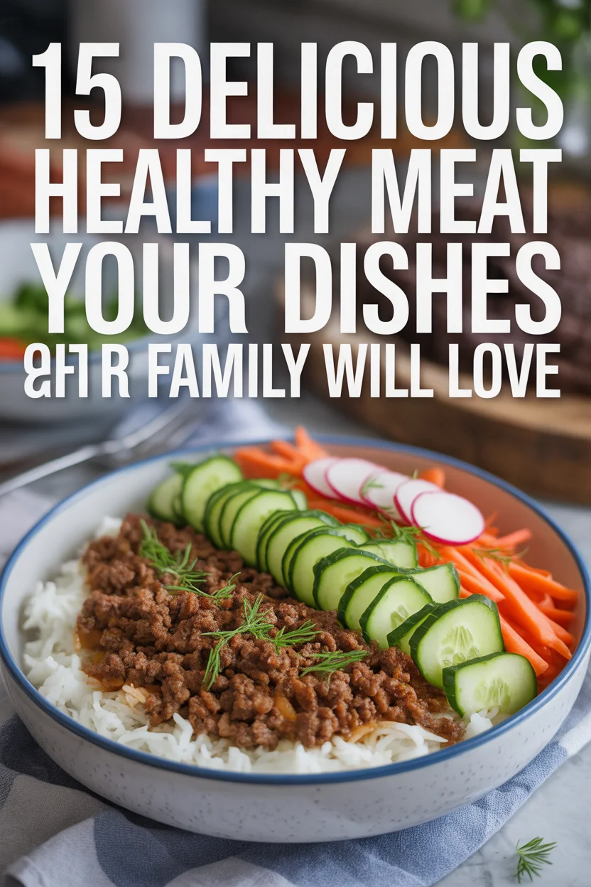 15 Delicious Healthy Meat Dishes Your Family Will Love