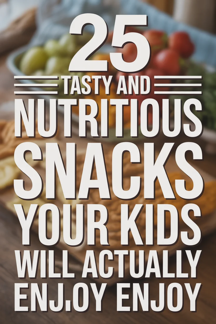healthy snacks for kids