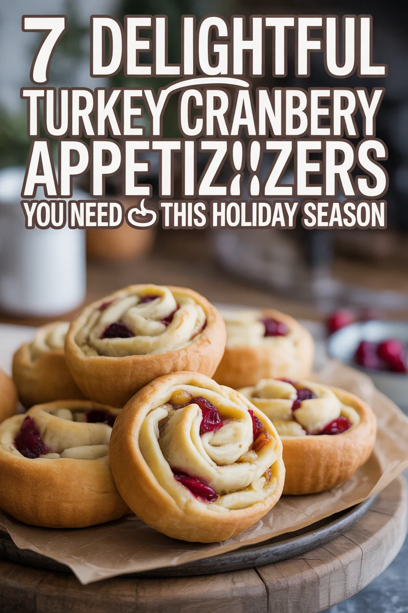 turkey cranberry appetizers
