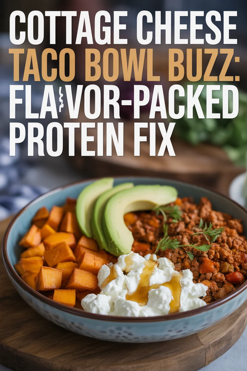 Cottage Cheese Taco Bowl Buzz: Flavor-Packed Protein Fix