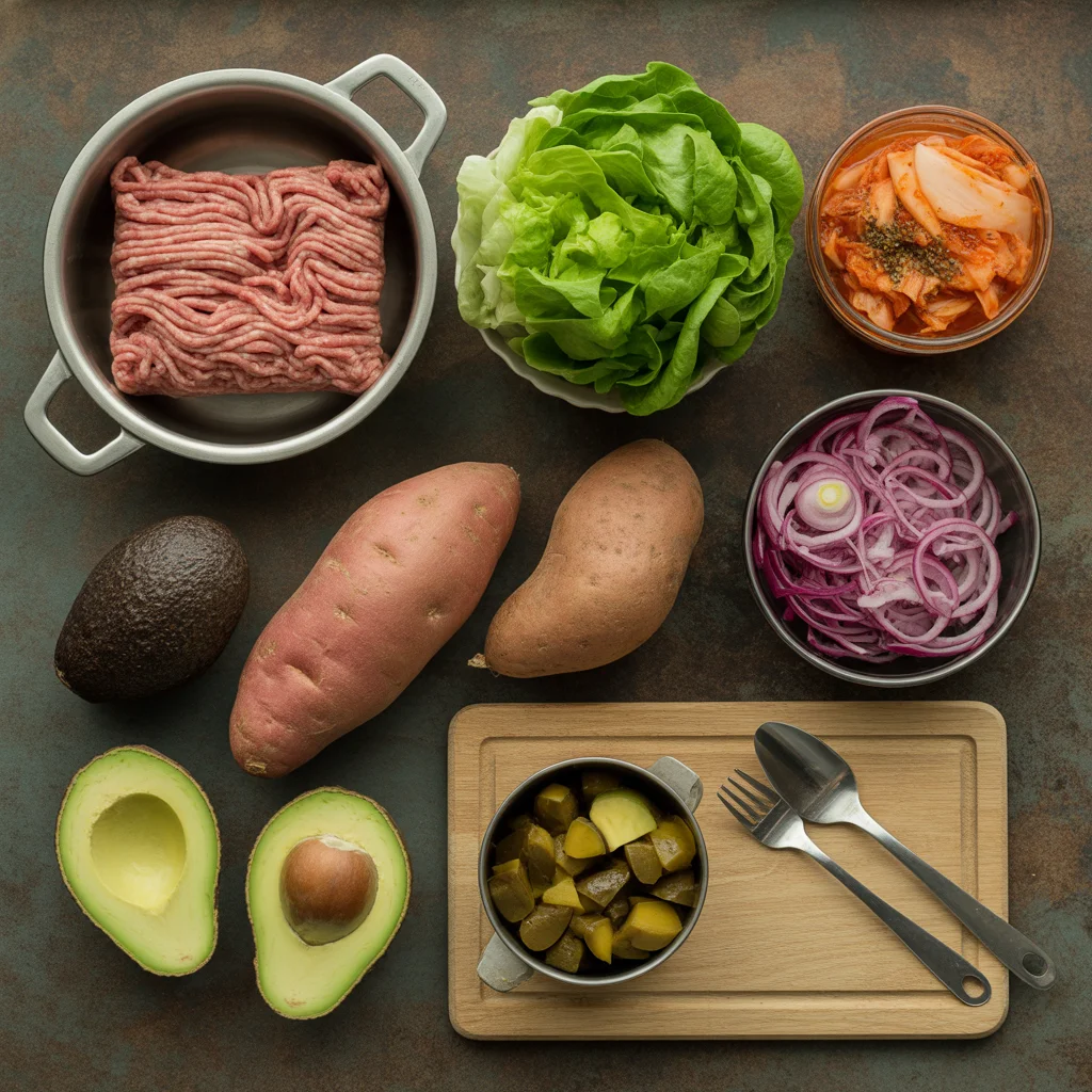 Taco bowl with cottage cheese