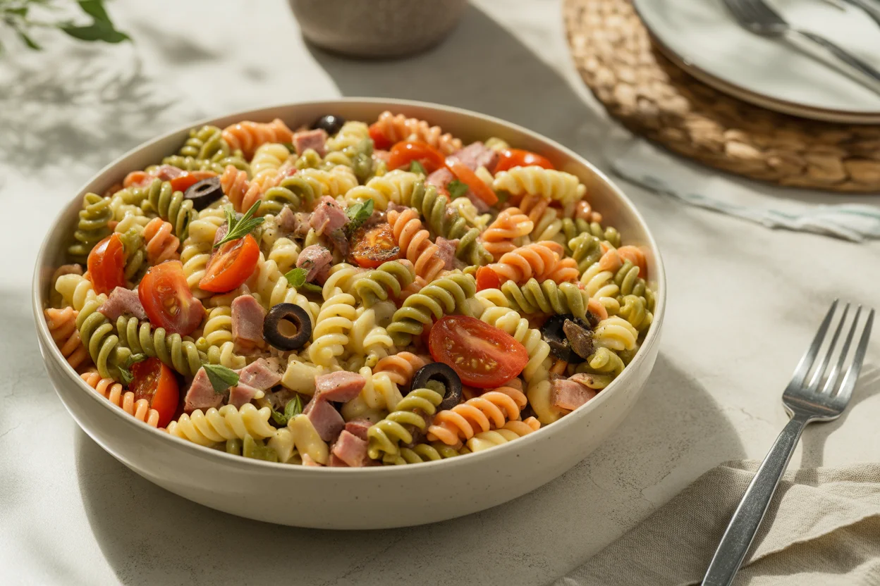Ensalada de Pasta de Colores