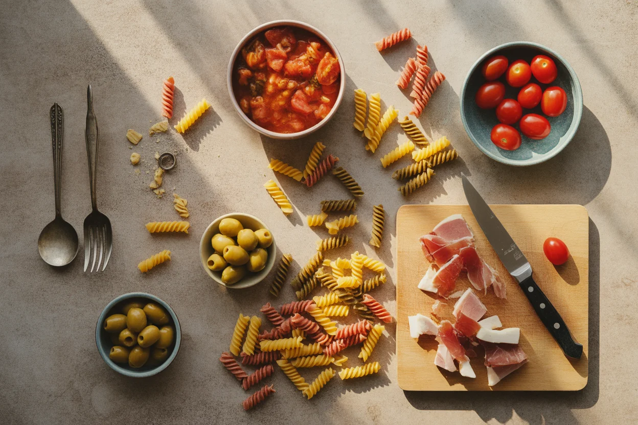 Ensalada de Pasta de Colores