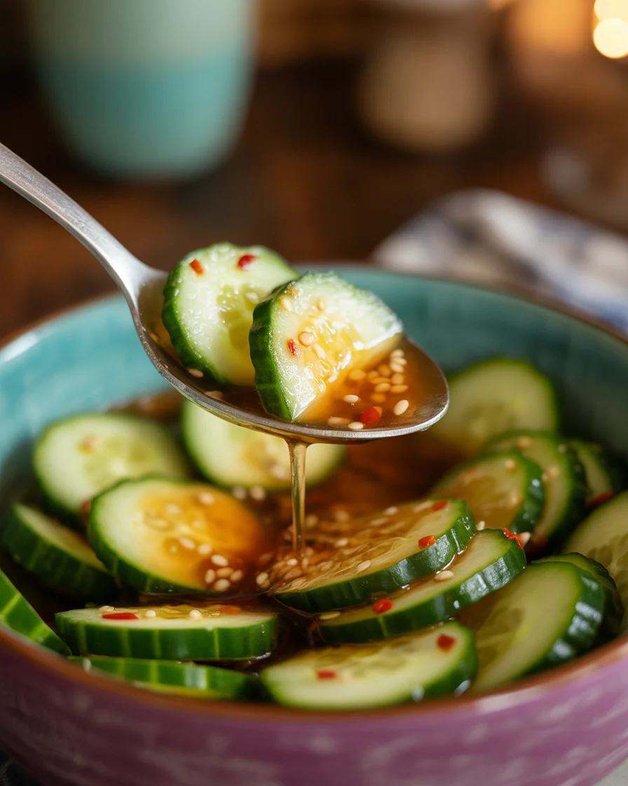 Spicy Korean Cucumber Salad