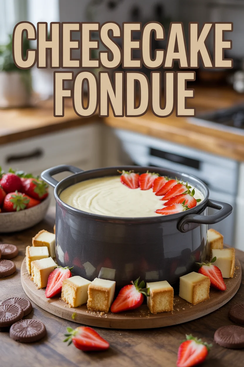 Cheesecake Fondue