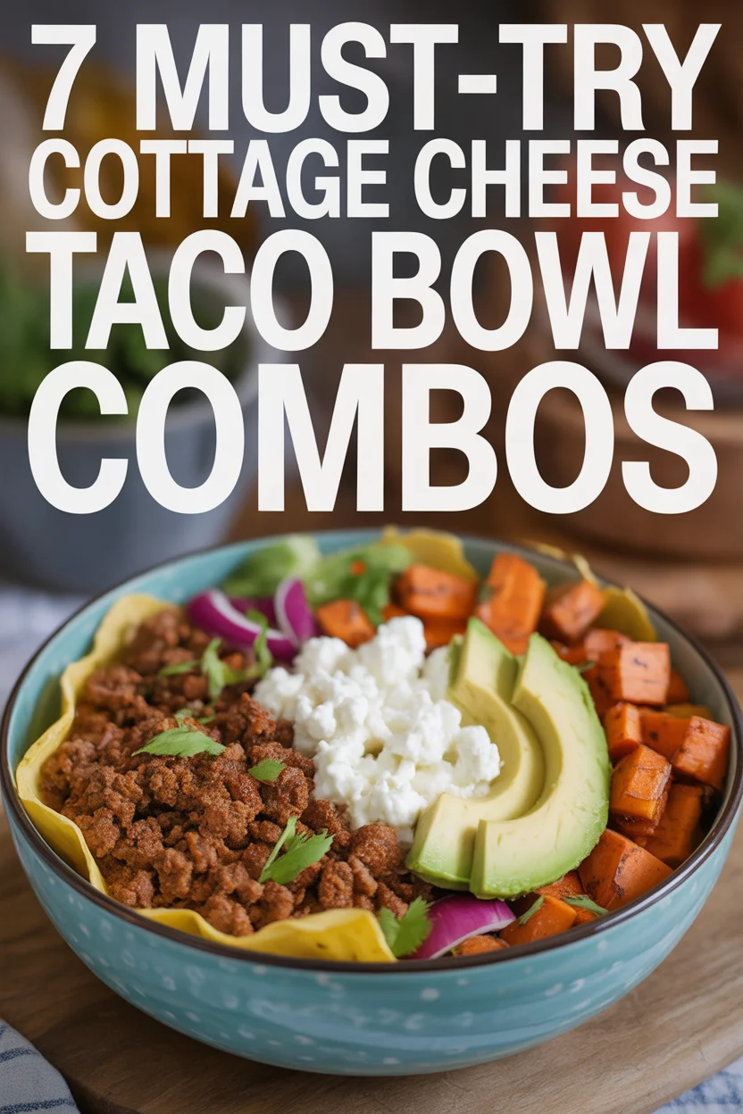7 Must-Try Cottage Cheese Taco Bowl Combos