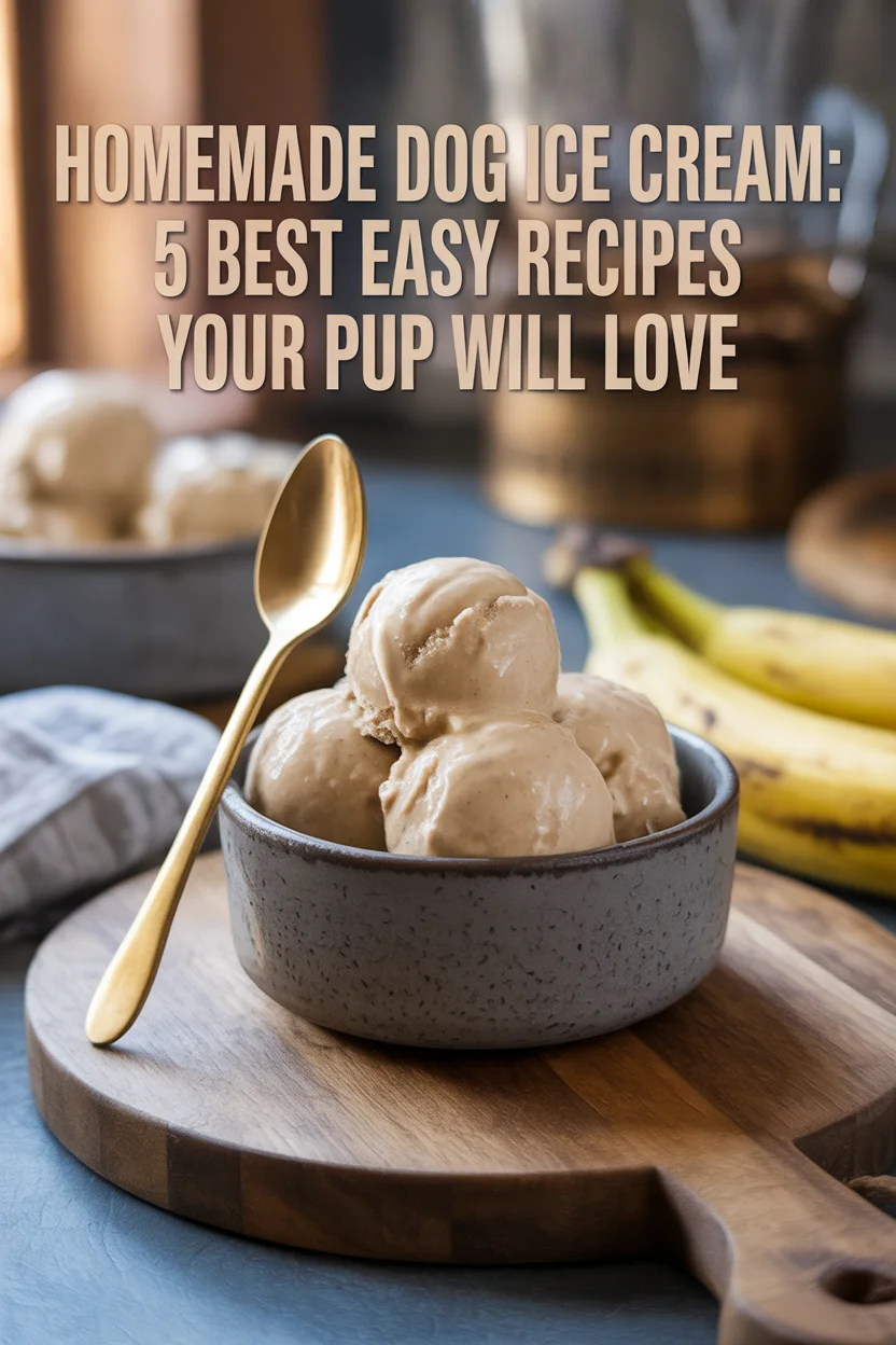 Homemade Dog Ice Cream