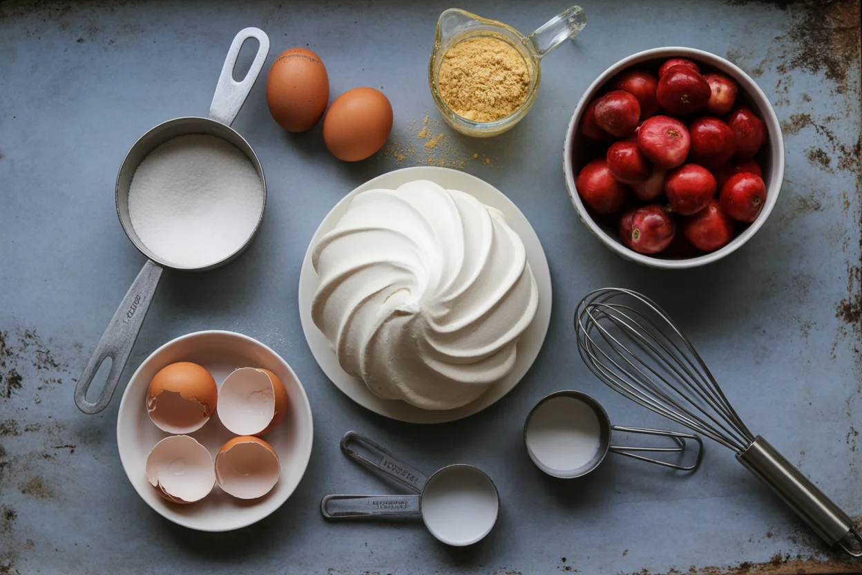 Pavlova aux Fruits Rouges