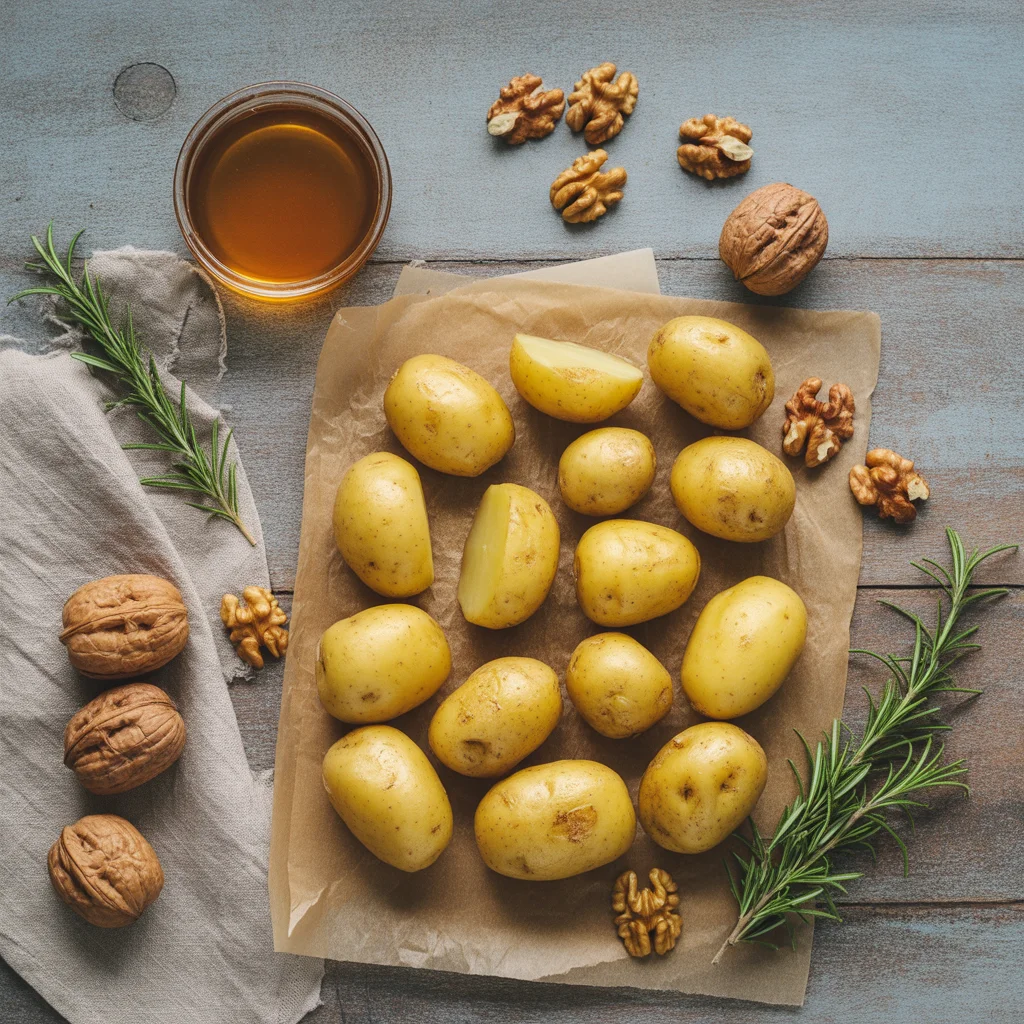 Pommes rôties au miel et romarin : un délice réconfortant!