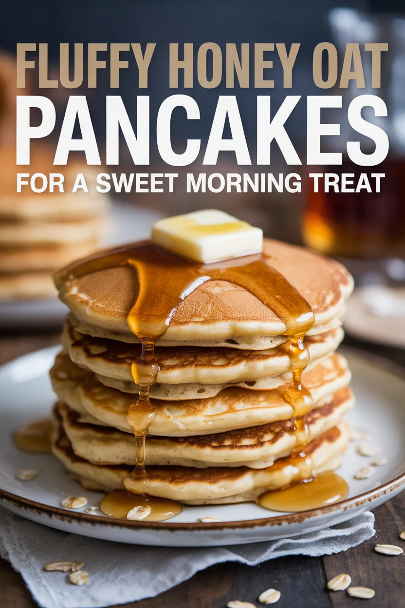 Honey Oat Pancakes