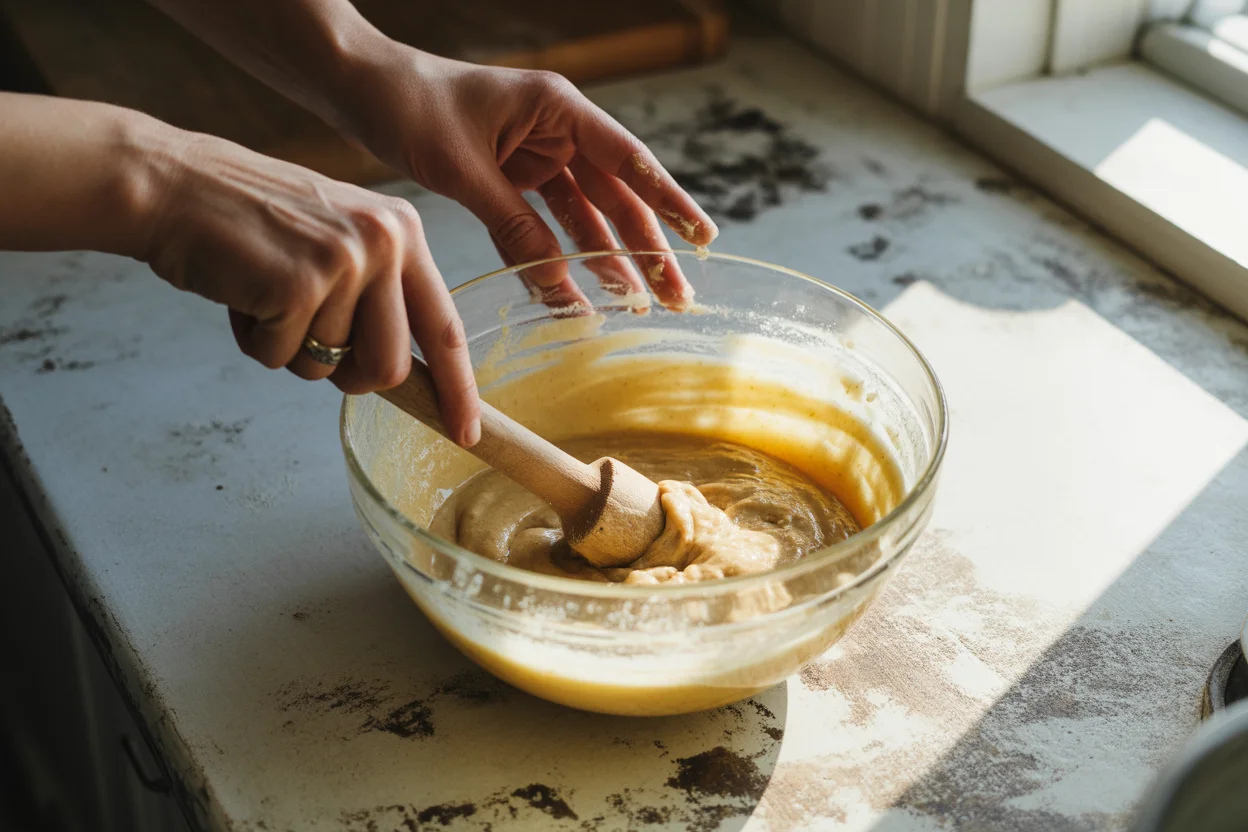 Honey Oat Pancakes