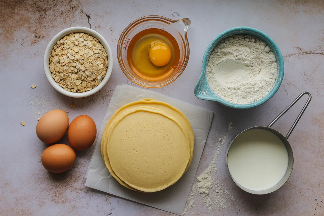 Fluffy Honey Oat Pancakes for a Sweet Morning Treat